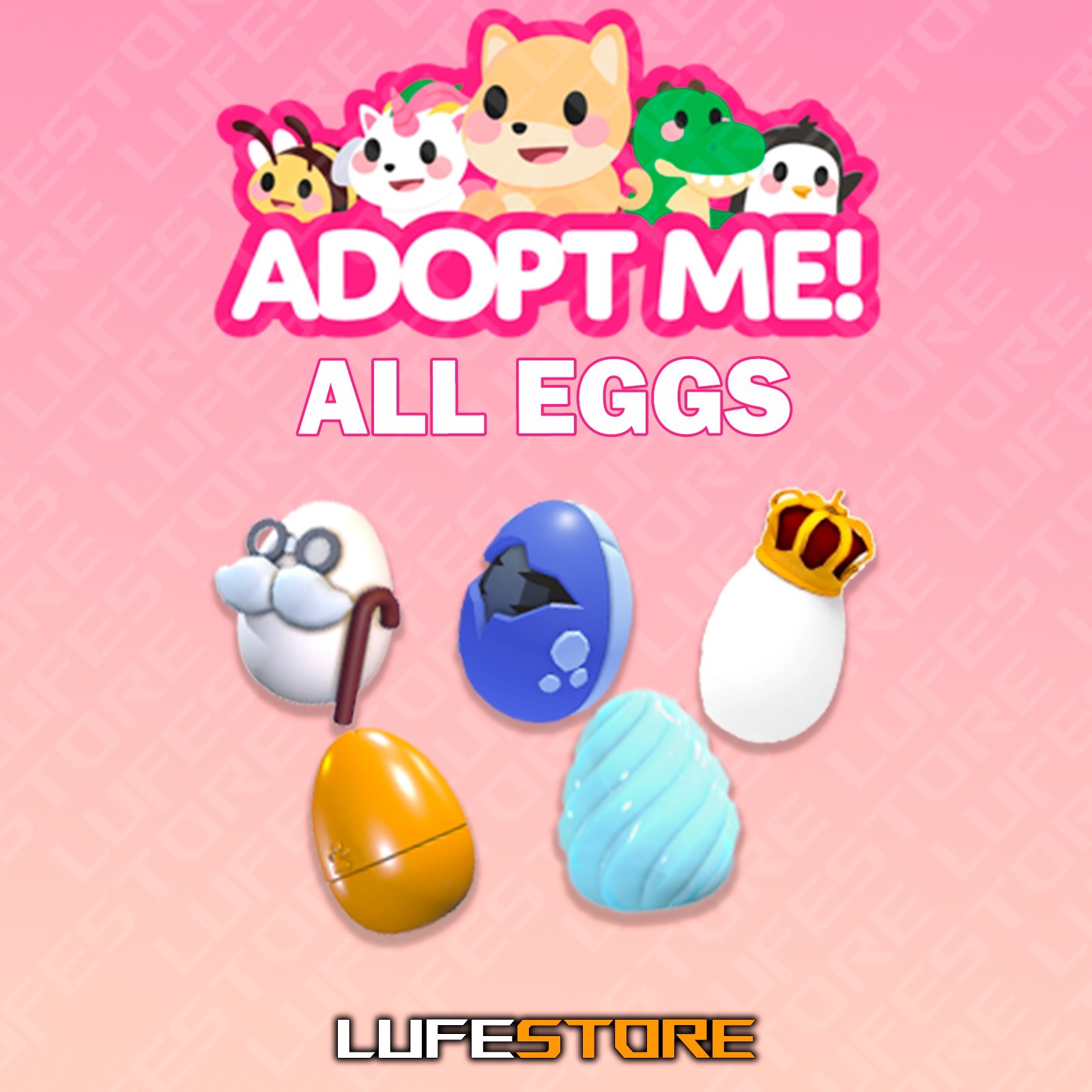 🐶 ADOPT NOW ME - 🥚RETIRED EGGS - CRYSTAL, ADMIN ABUSE & MORE! - ✅CHEAP & FAST!