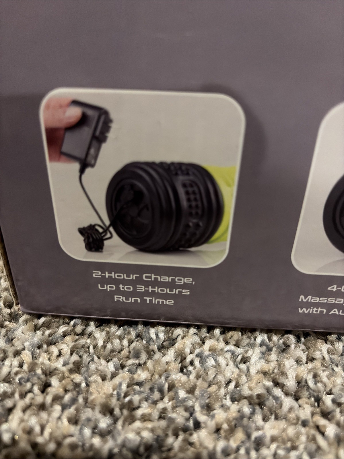 HealthSmart 4-Speed Vibrating Exercise Roller