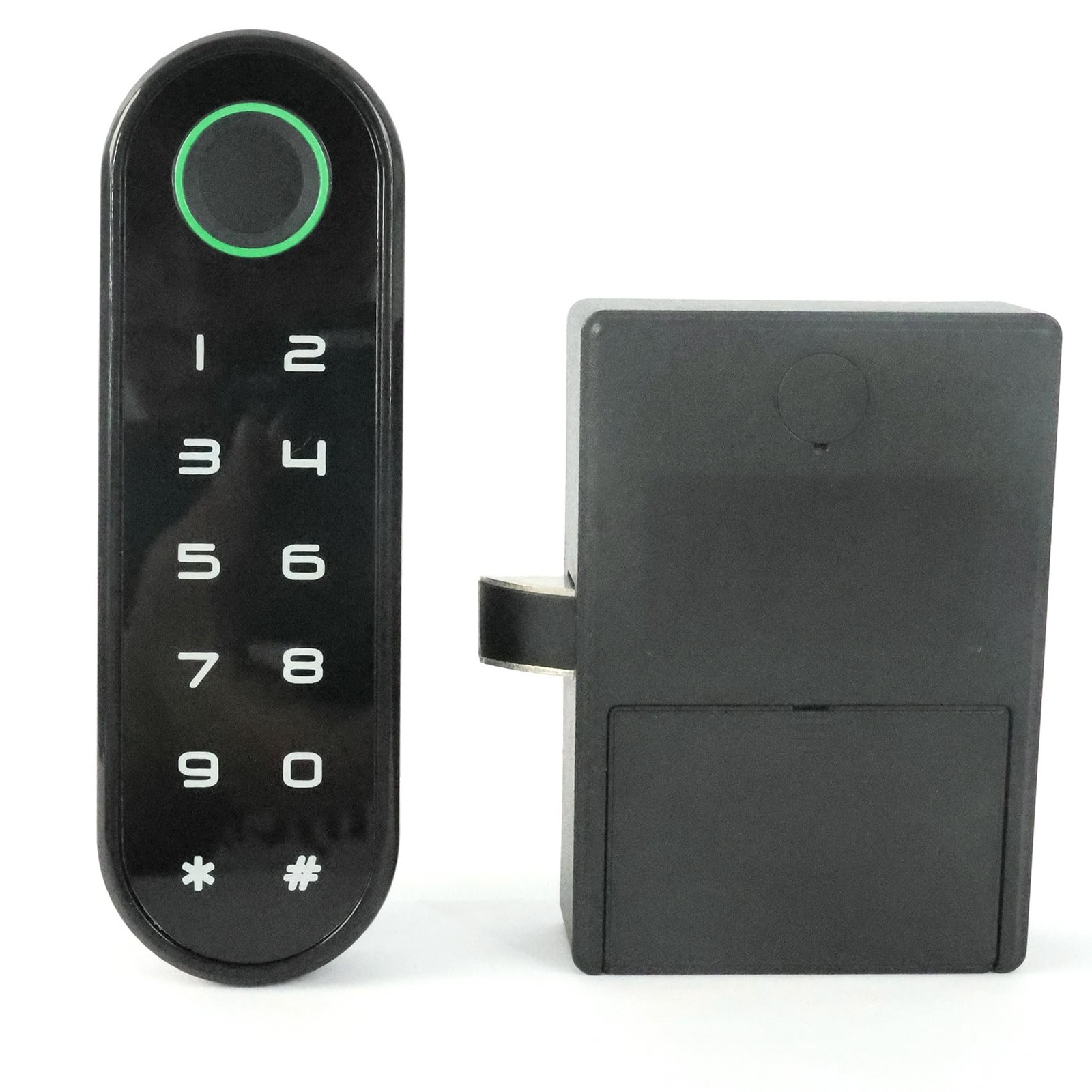 Waterproof Smart Fingerprint Cabinet Lock with USB Key for Wooden Furniture D...