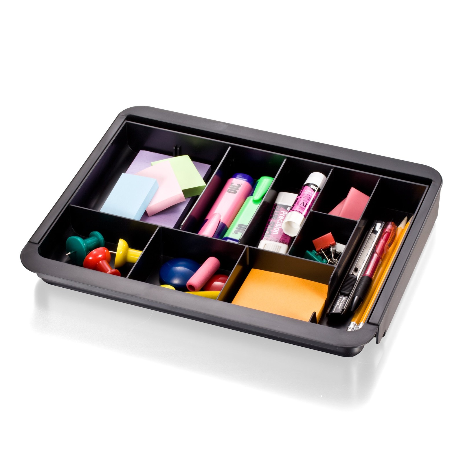 Expandable Drawer Organizer Tray, Adjustable 10.3"–16" Width, Customizable Co...