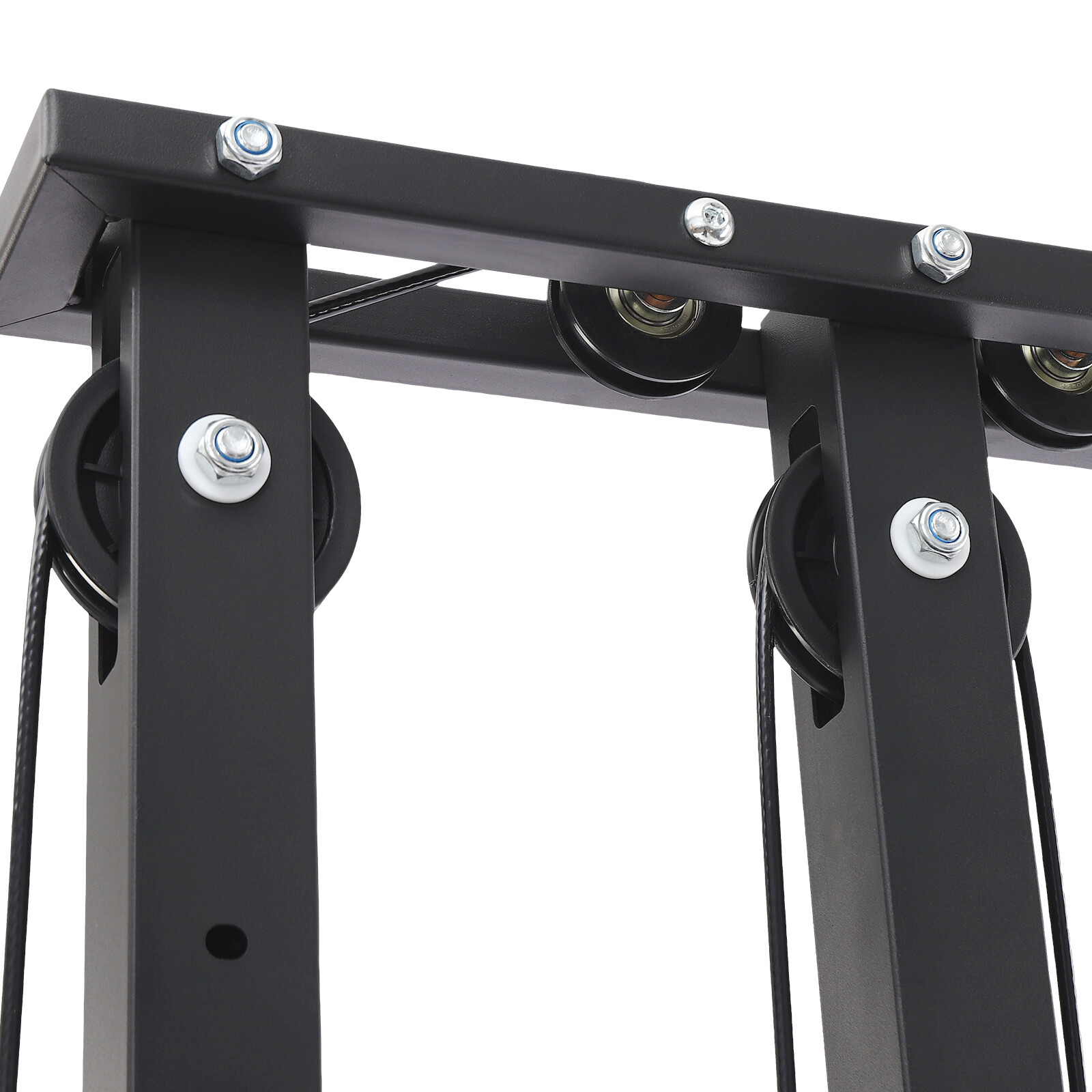 Pull Down Machine Multifunction Low Row Bar Cable Fitness Body Workout Gym