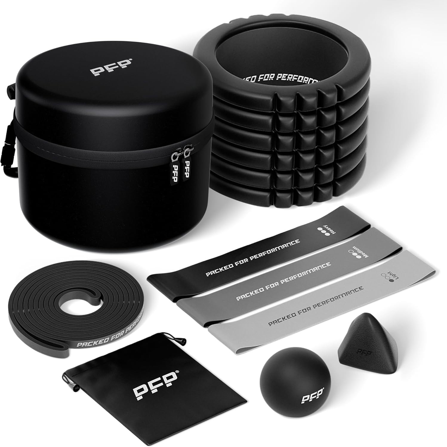 Mobility Pack, 6-Piece Workout Set - at Home & On-The-Go Exercise Recovery