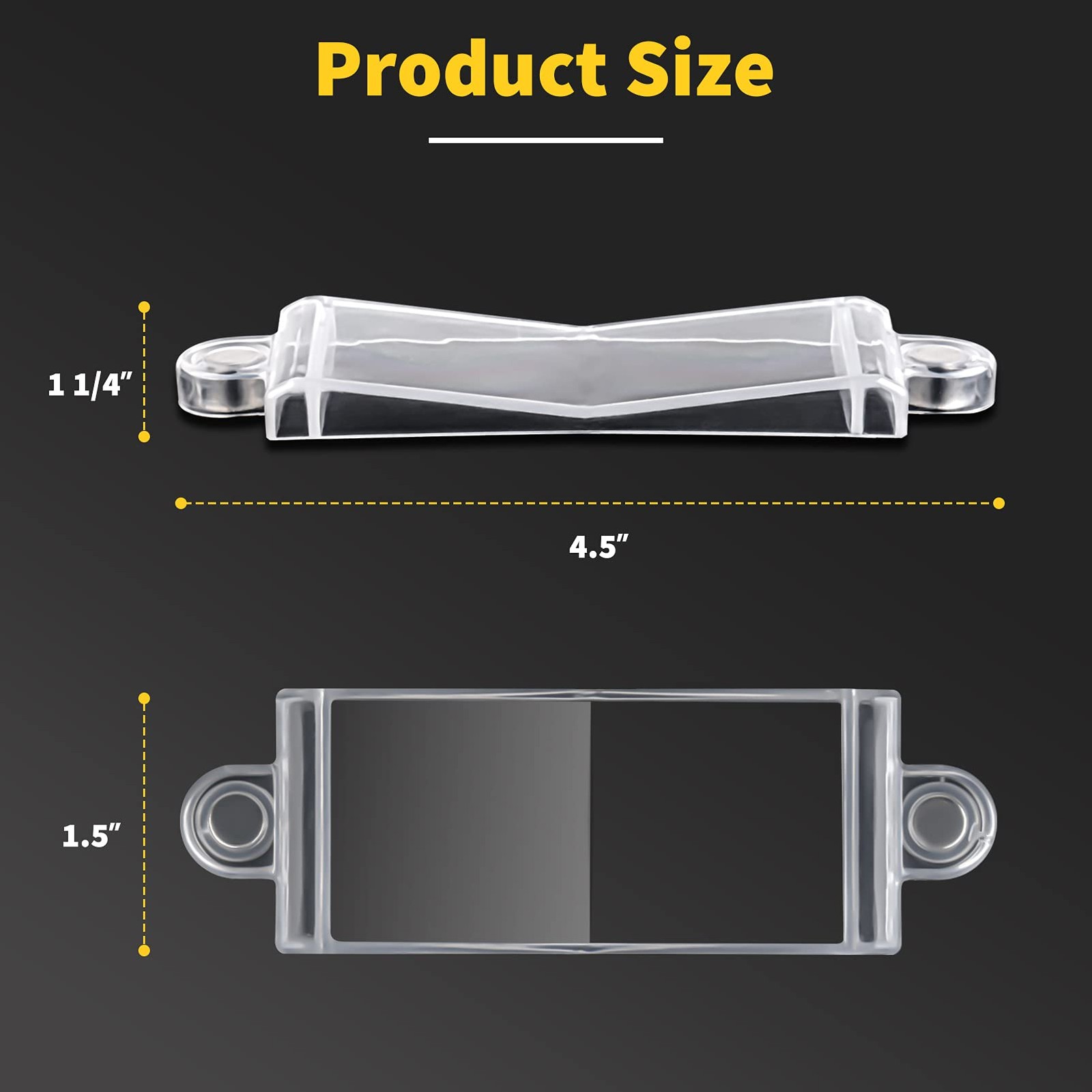 Flat Wall Switch Guard, proof Cover, Clear