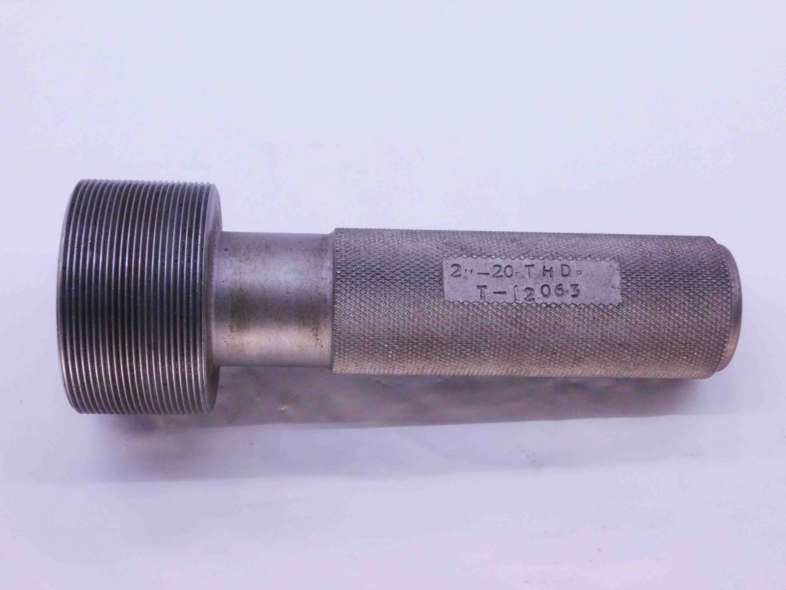SHOP MADE 2" 20 THREAD PLUG GAGE 2.0 2.00 2.000 2.0000 2"-20 INSPECTION CHECK