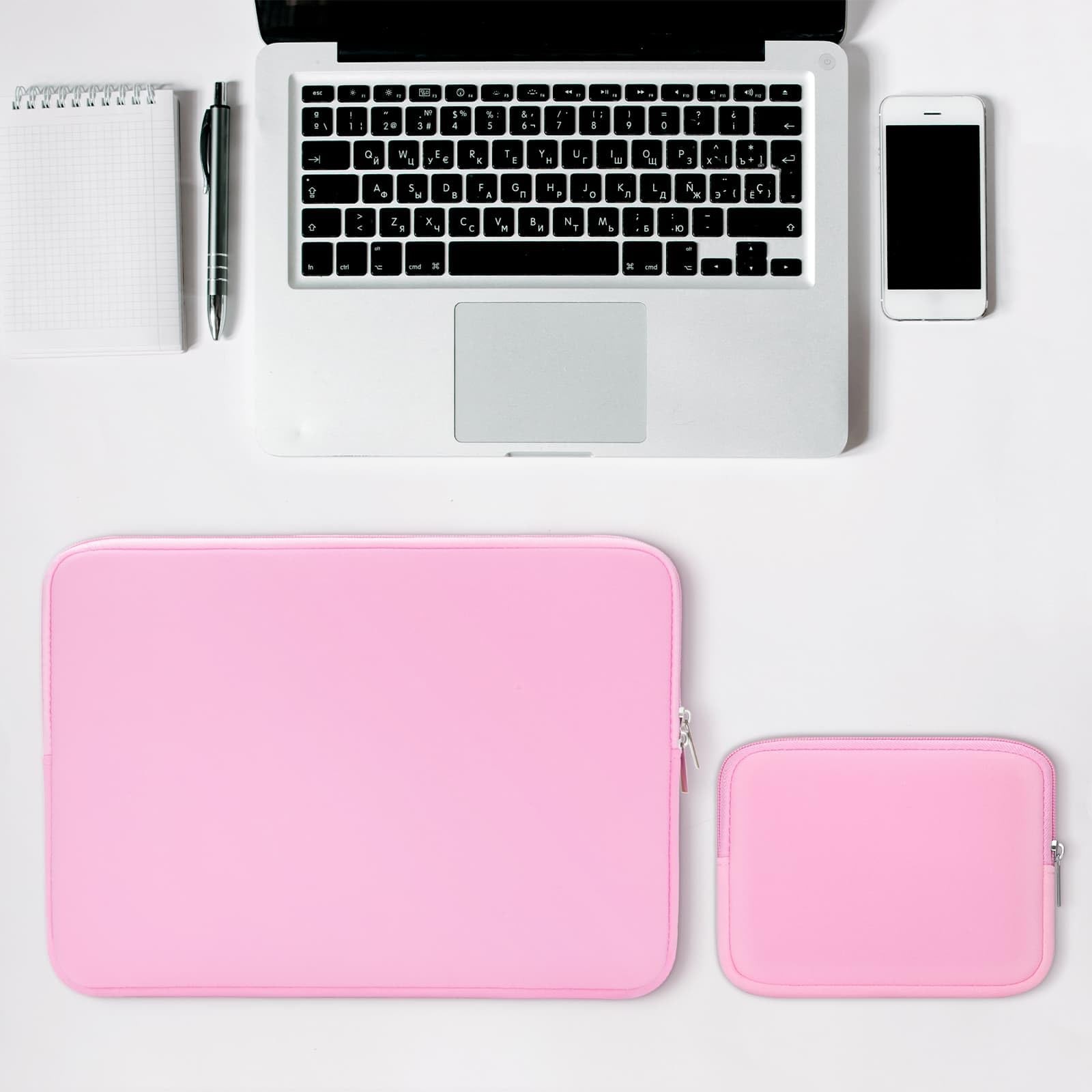 RAINYEAR 14 Inch Laptop Sleeve Protective Case Soft Fluffy Lining Padded Zipp...