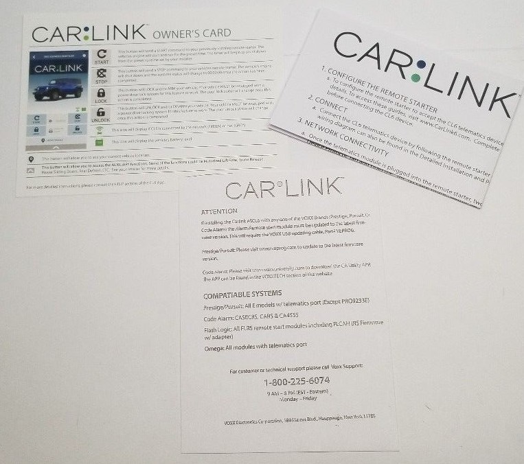 Code Alarm TRCL6 CarLink- Add On Smartphone Control Module Through App