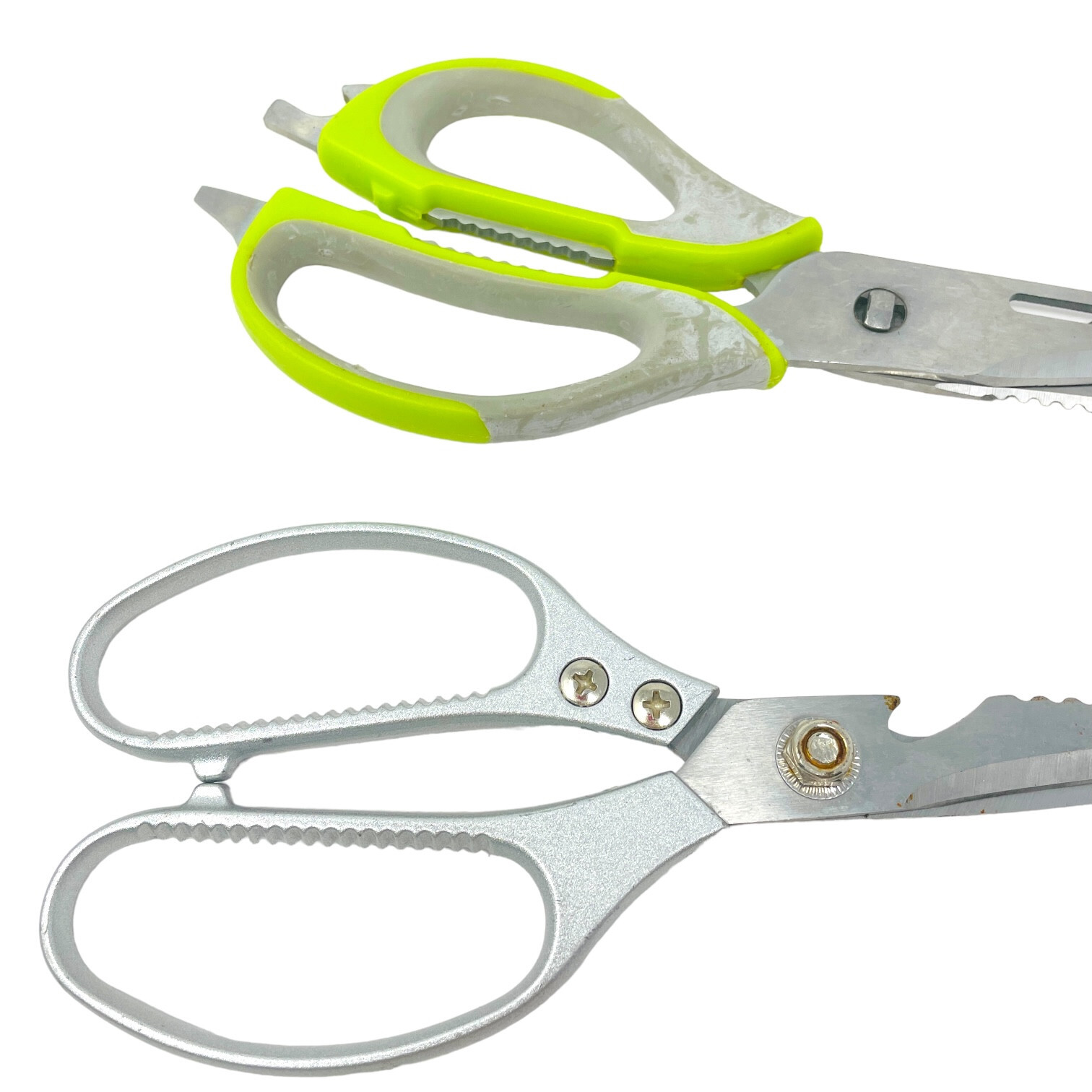 2 Pcs Unbranded Kitchen Scissors Multipurpose Stainless Steel Shears