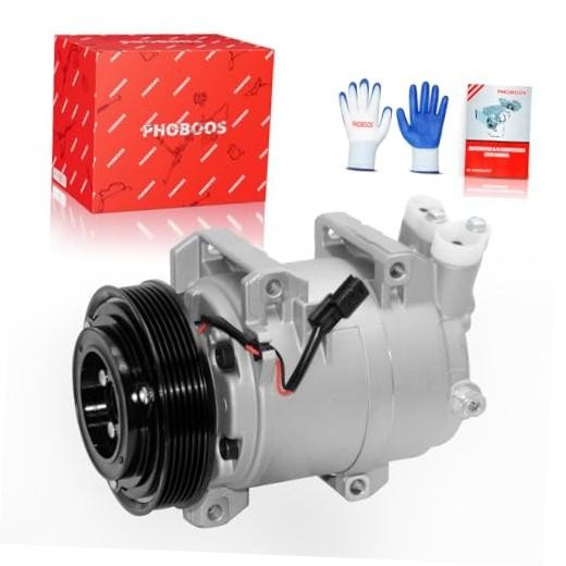 A/C Compressor with Clutch Compatible with Nissan Rogue 2008-2013 L4 2.5L,