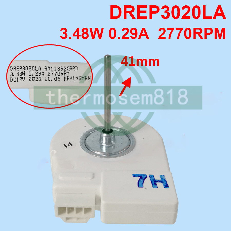 3.48W 0.29A fan motor 2770rpm DC12V DREP3020LA cooling motor fan for samsung