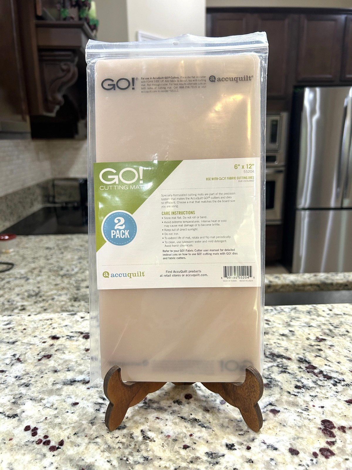 Accuquilt Go! Cutting Mat (55204) 2 Pack 6X12 - NEW