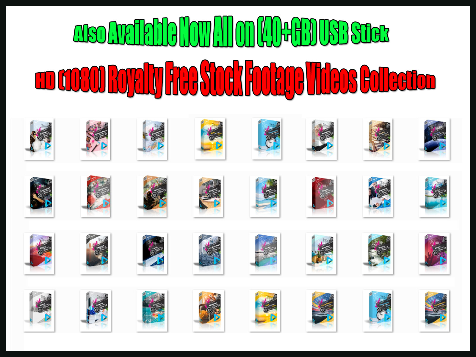 HD (1080) Royalty Free Stock Footage Videos "Animals" Collection on DvD-Rom