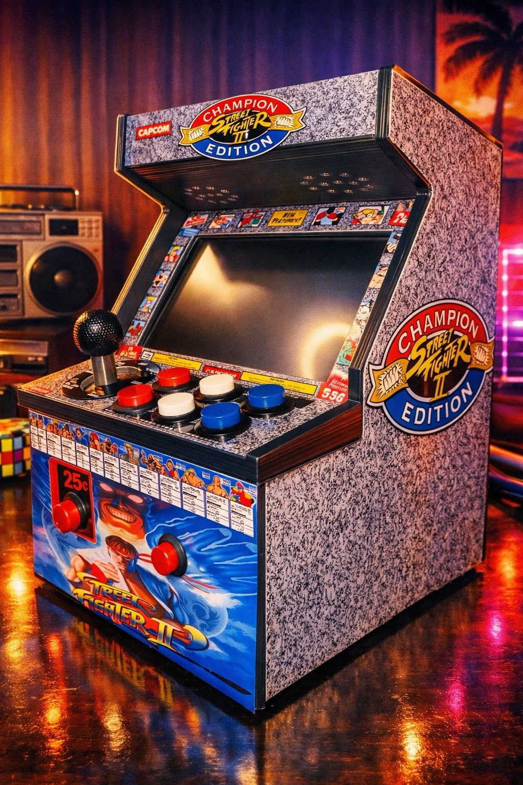 Mini 3D Printed 8" Portable Arcade Cabinet (Raspberry Pi) (Batocera)
