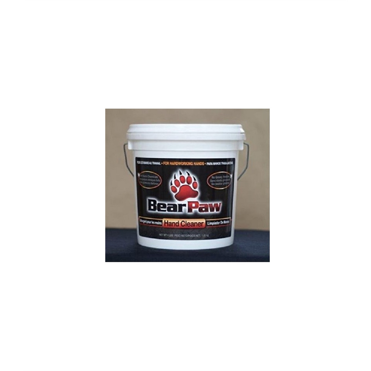 Bearpaw BP4128 Non-Toxic Petroleum Free Hand Cleaner in 4lb Tub (Case of 4)