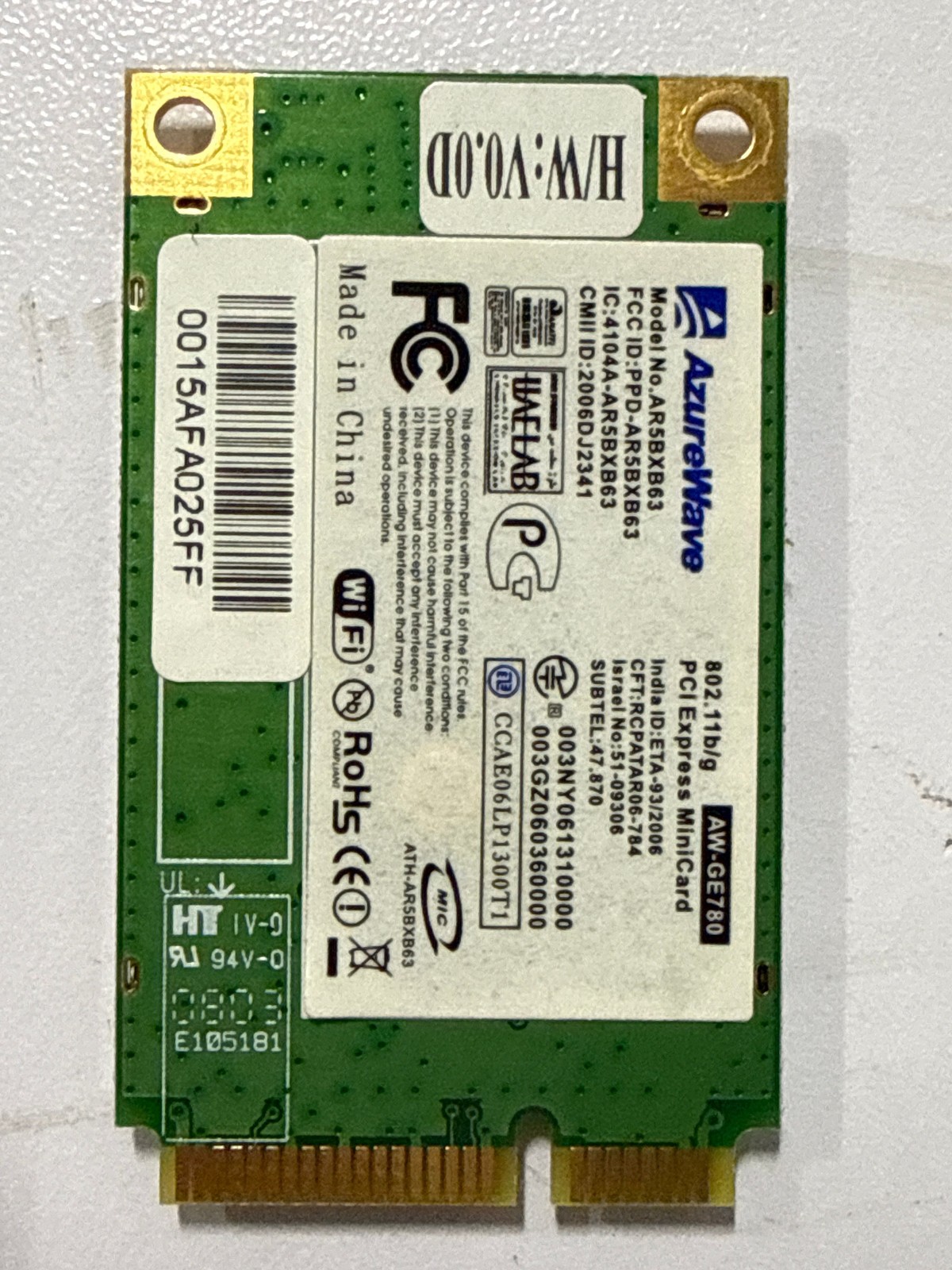 AzureWave AW-GE780 Grade B