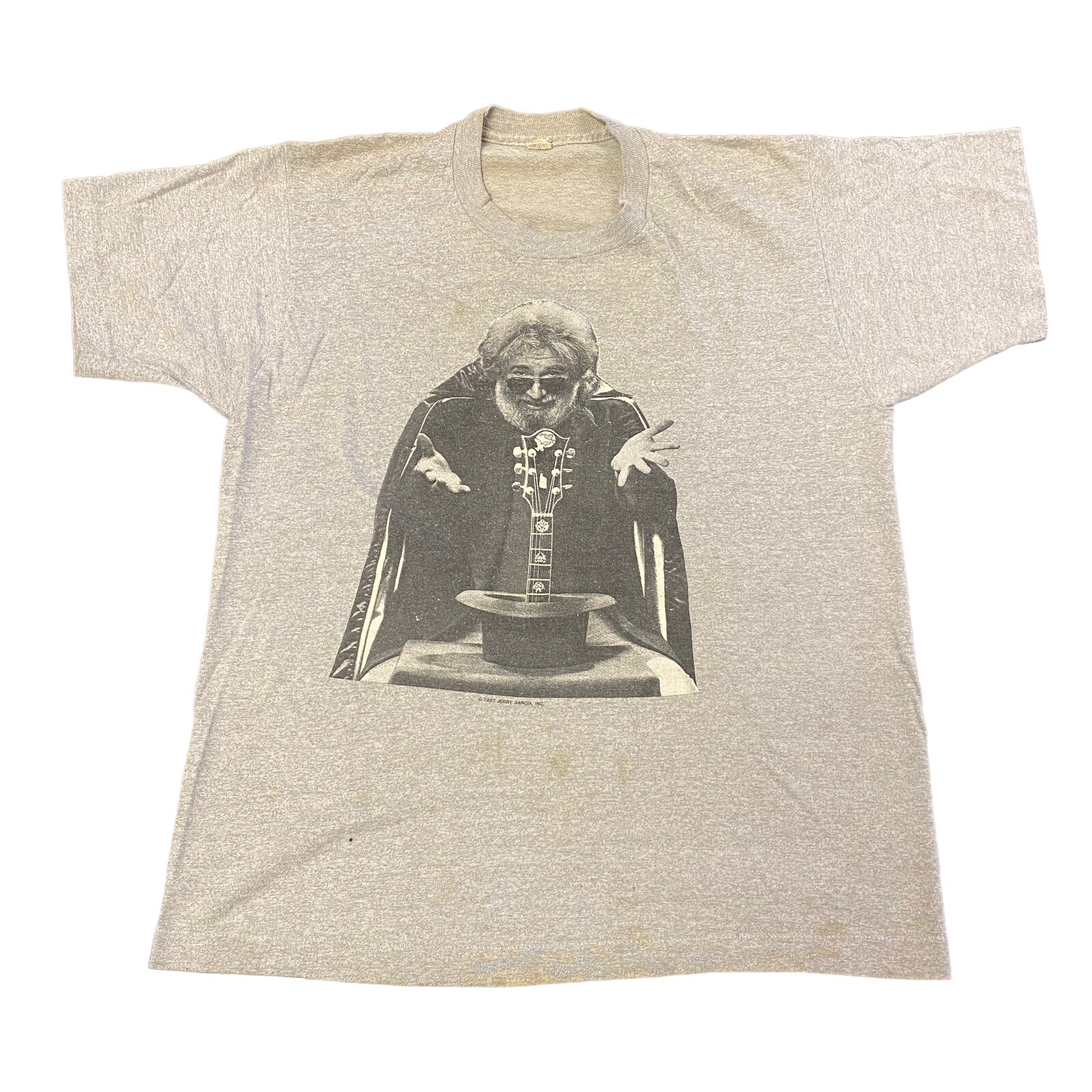 Grateful Dead Vintage Jerry Garcia 1987 Tour New York Lunt Fontanne T-Shirt Sz L
