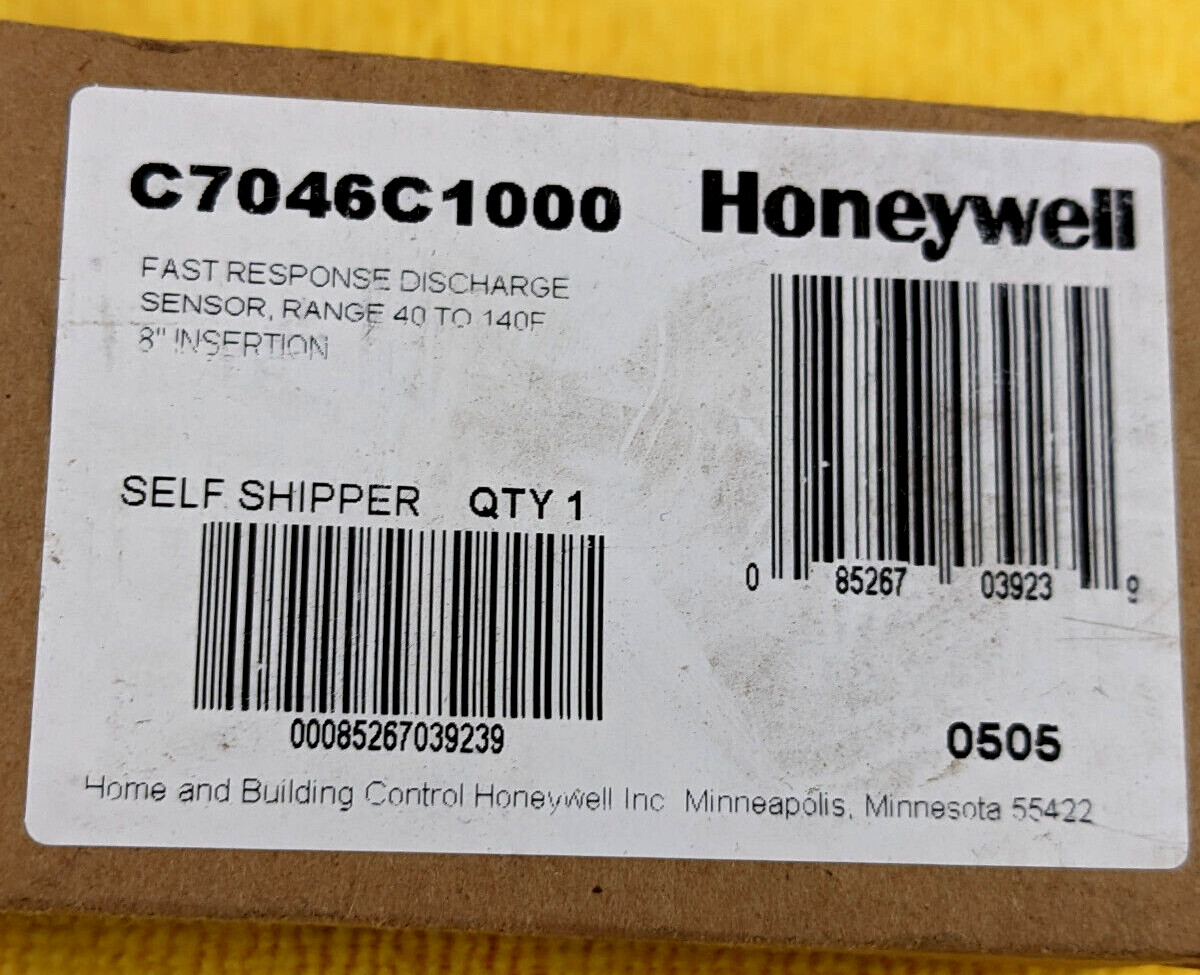 Honeywell C7046C 1000 Fast Response Discharge Sensor