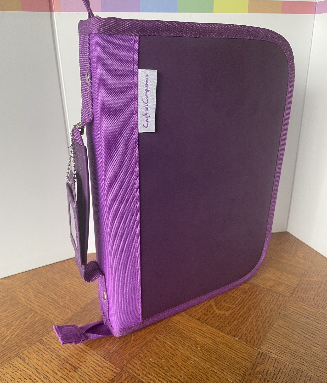 Crafters Companion Storage Binder Small for Dies &Stamps Incl 6 Magnetic Sheets
