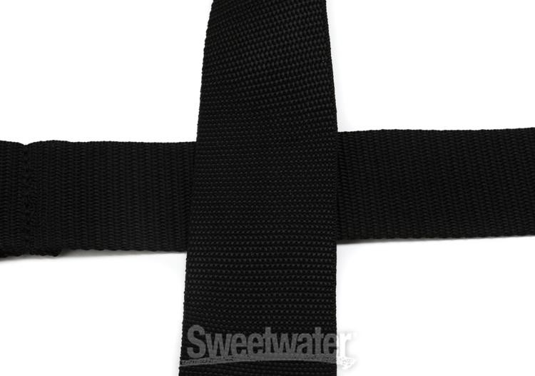 Fender Quick Grip Locking End Guitar Strap - Black Polypro