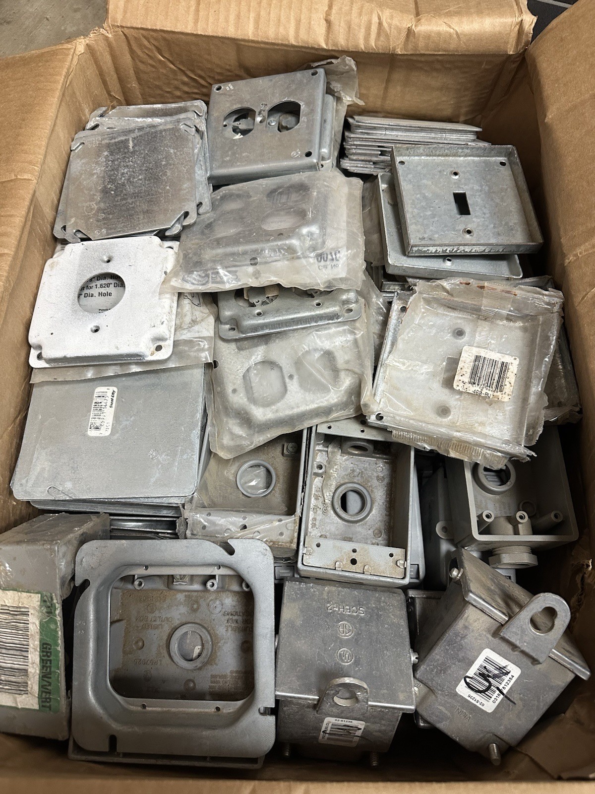 LOT OF 160+* Steel City | RACO | Cantex Electrical Gang Box Outlet Covers & MORE