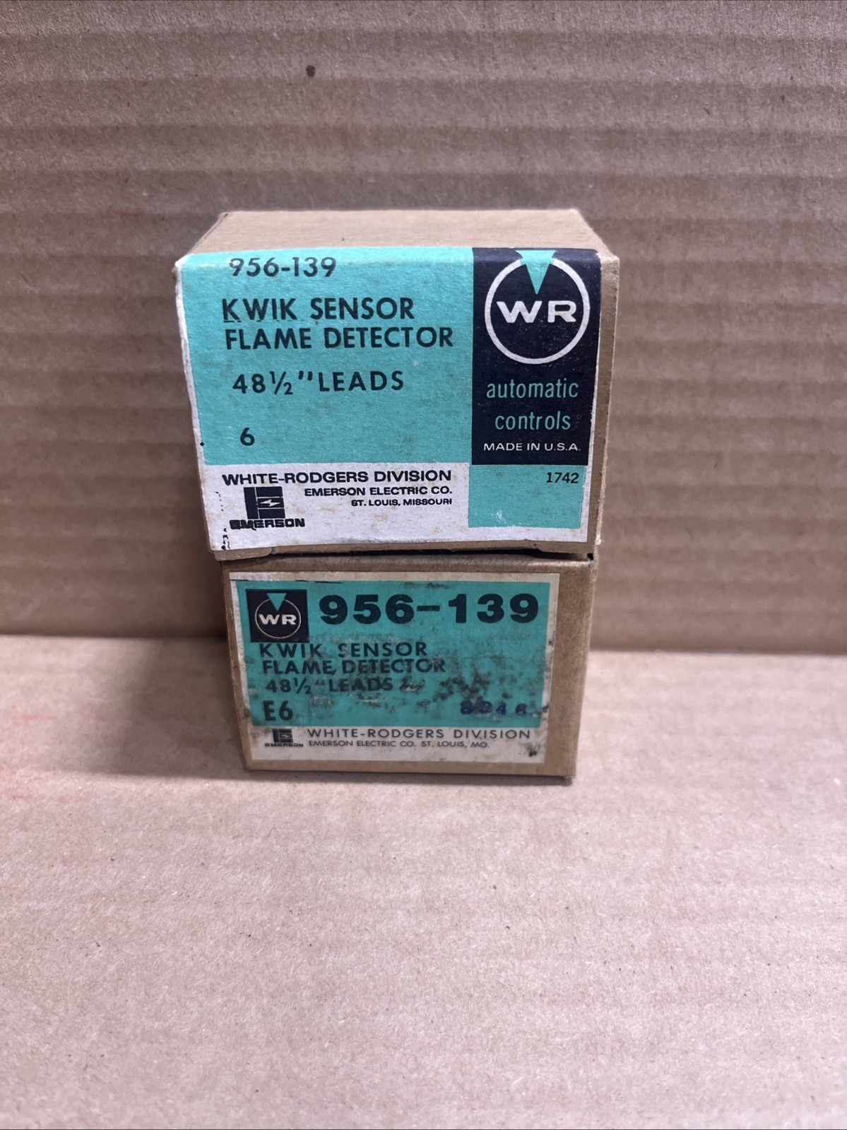 Lot Of 2 White Rogers 956-139 Kwik Sensor Flame Detector 48.5” Leads (2 Pack)