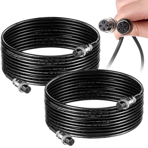 Relaxweex 2 Pcs 15 ft Floor Scale Cable 4 Pin Scales Cable with Connectors for