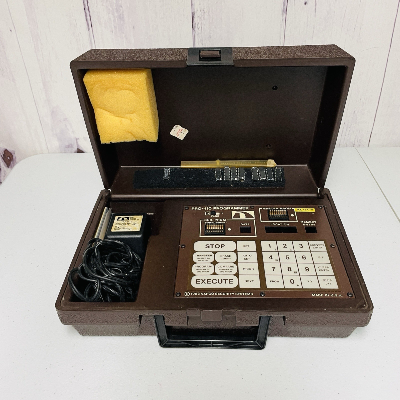 Vintage 1980s Napco PRO-410 Programmer READ