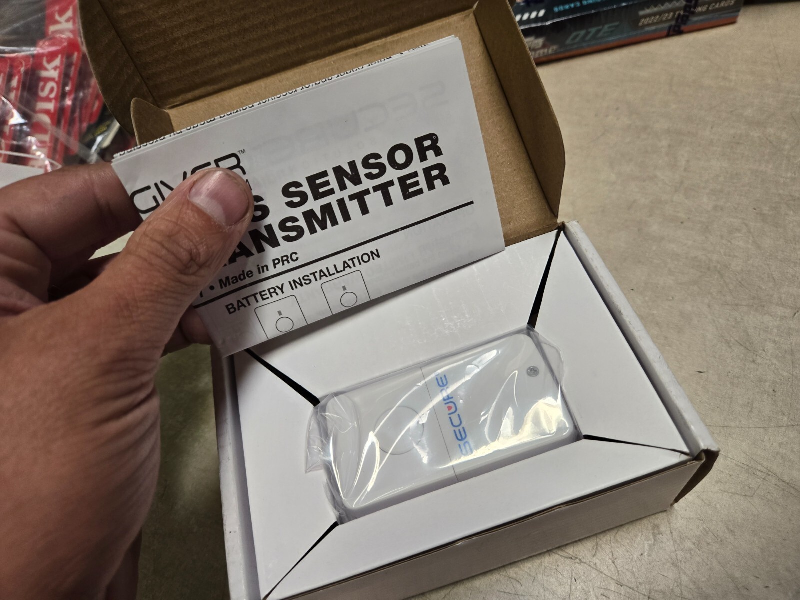 SECURE CAS-SPT Caregiver Alert System Wireless Sensor Pad Transmitter
