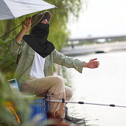 Balaclava Full Face Mask Sun Protection Long Neck Covers for Cycling Fishing US