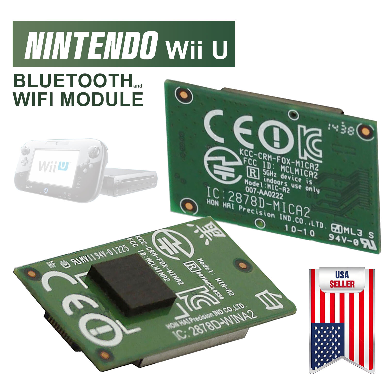 OEM Wireless Bluetooth WIFI Module Board For Nintendo Wii U Console / Controller