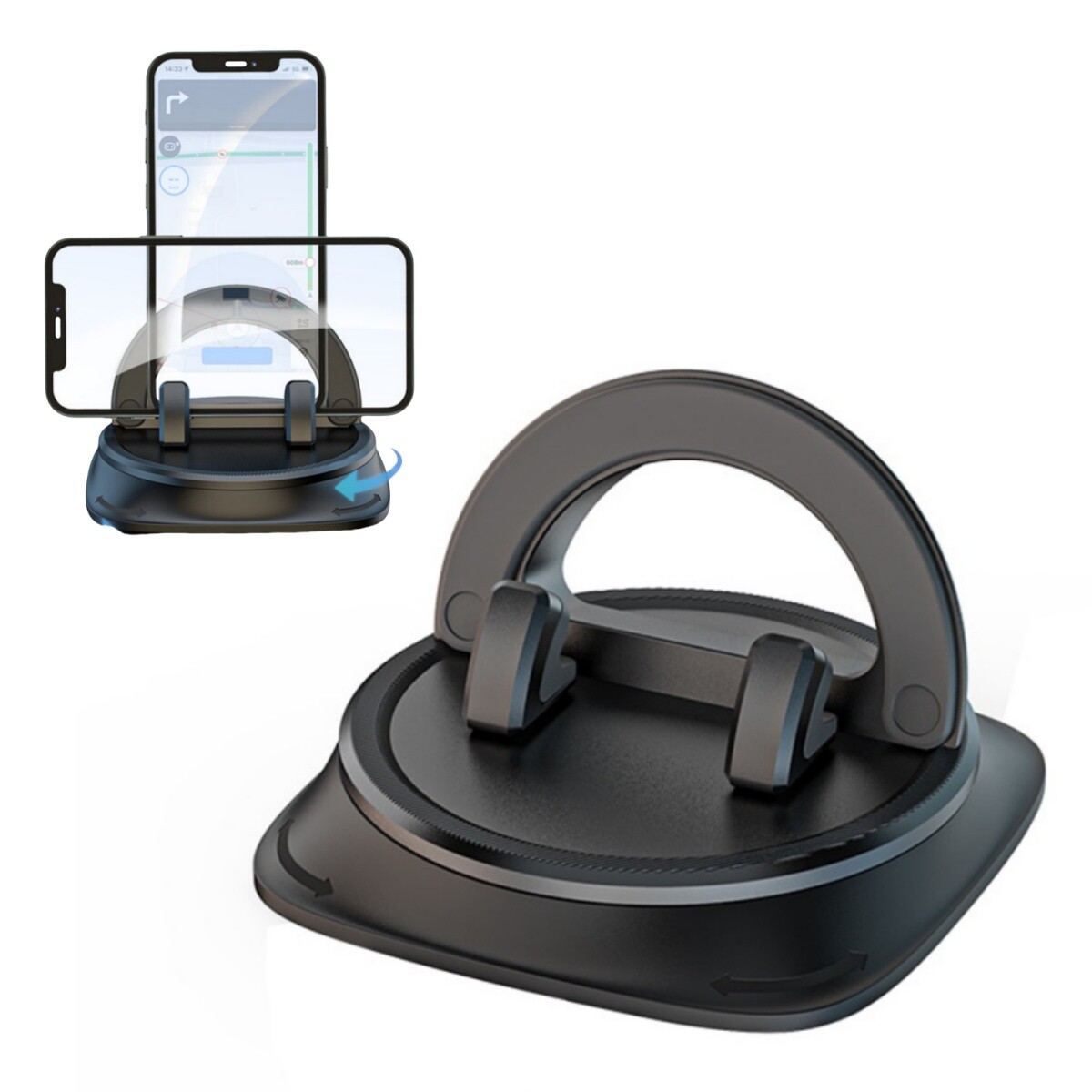 Adhesive 360° Rotatable Navigation Dashboard Phone Holder Stand car Accessories