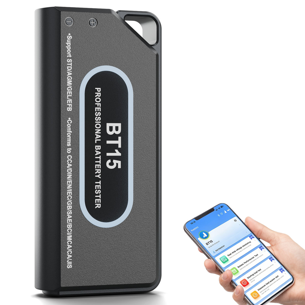 Bluetooth Battery Monitoring Device 12v, 24v car, Truck, Motorcycle, rv, App