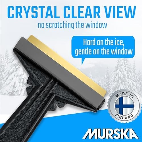 Brass Blade Ice Scraper for Car Windshield Fast Snow Removal Tool