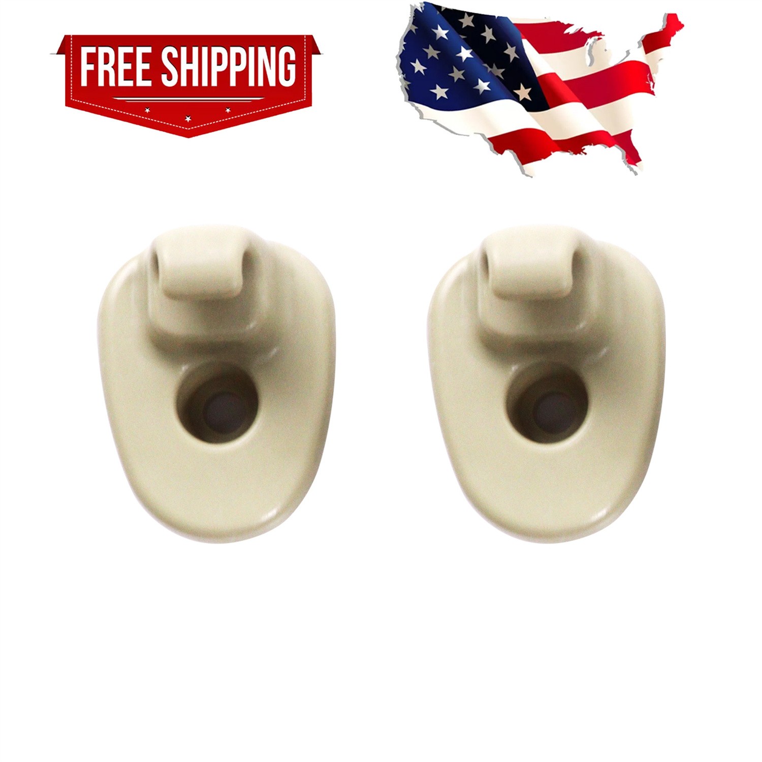 2X For 05-12 Jeep Liberty & Dodge Nitro Sun Visor Clips Retainer Replacement