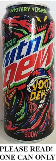 Mountain Voo Dew Skittles Flavor Halloween 2020 Full RARE Limited Edition 16oz