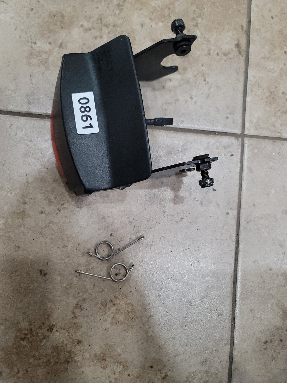 Golden Technologies Buzzaround EX Scooter Rear Shroud lock Handle W/ Tail Light