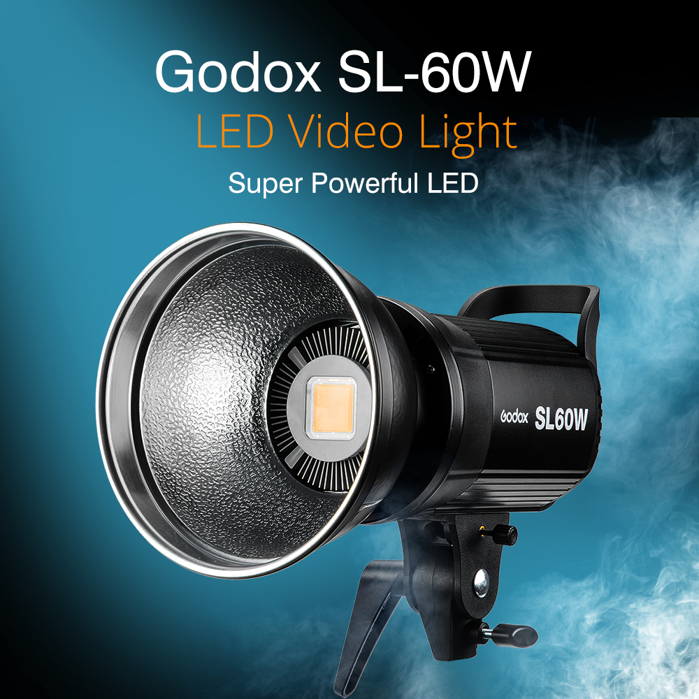 Godox SL60W 60W LED Video Light Daylight Portable Photography Continuous Light