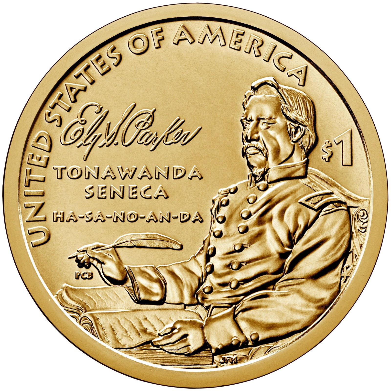 2022 P&D Native American Dollar Tonawanda Seneca/Eli S Parker 2 Coin set