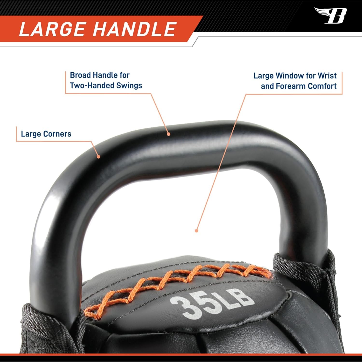 by Kim Lyons Soft Kettlebell W/ Handle Soft Weight Strength Training