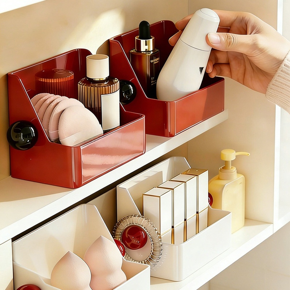 Wall Mounted Mirror Prevents Tipping Smooth Retrieval Spherical Handle