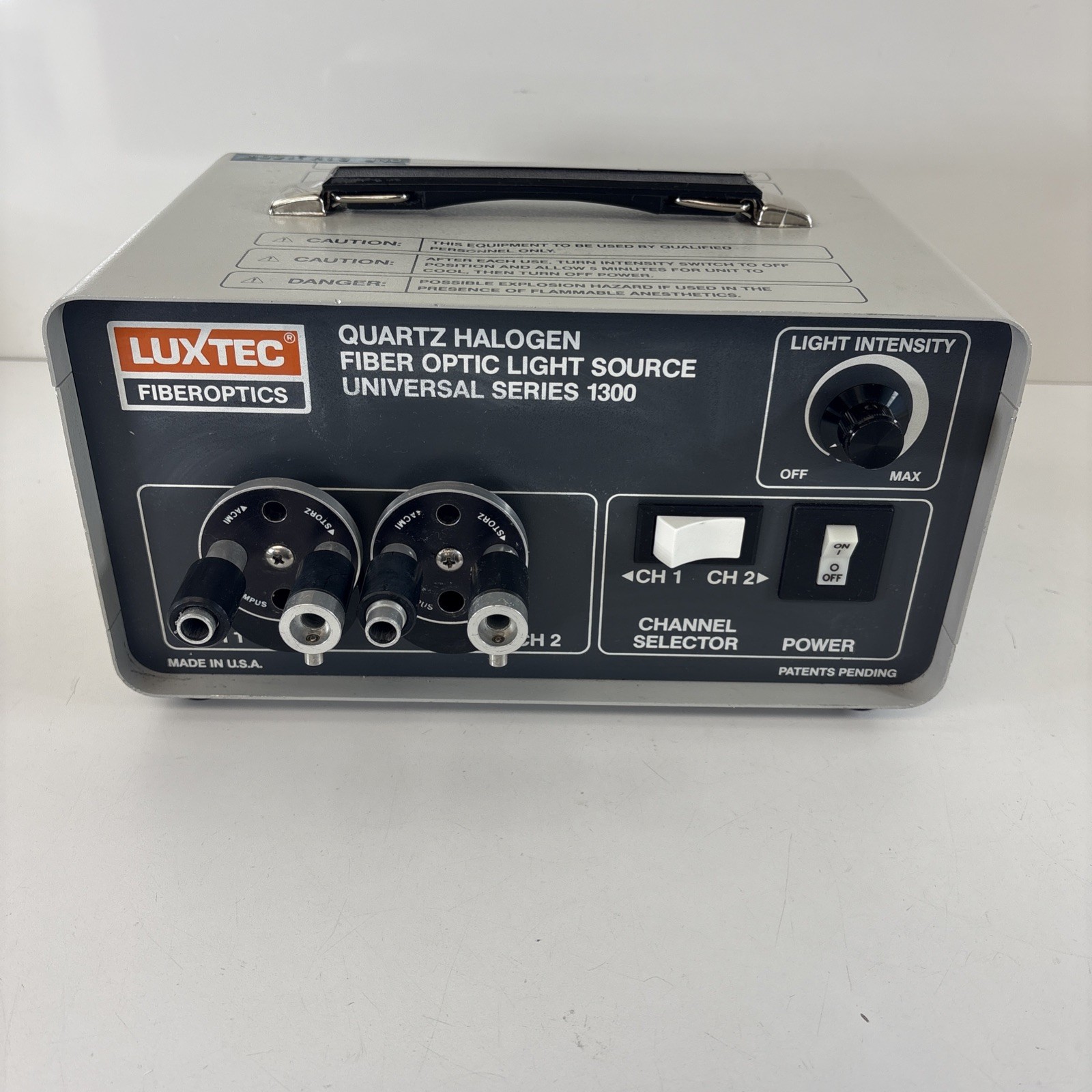 Luxtec Quartz Halogen Fiber optic light source universal series 1300