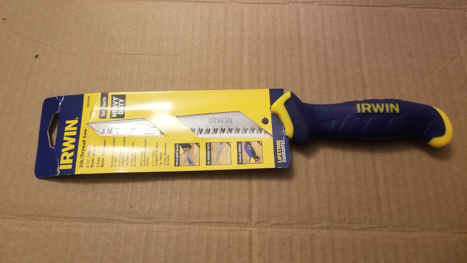 Irwin 2014100  6-1/2" 9Pt-Teeth Jab / Drywall Saw New