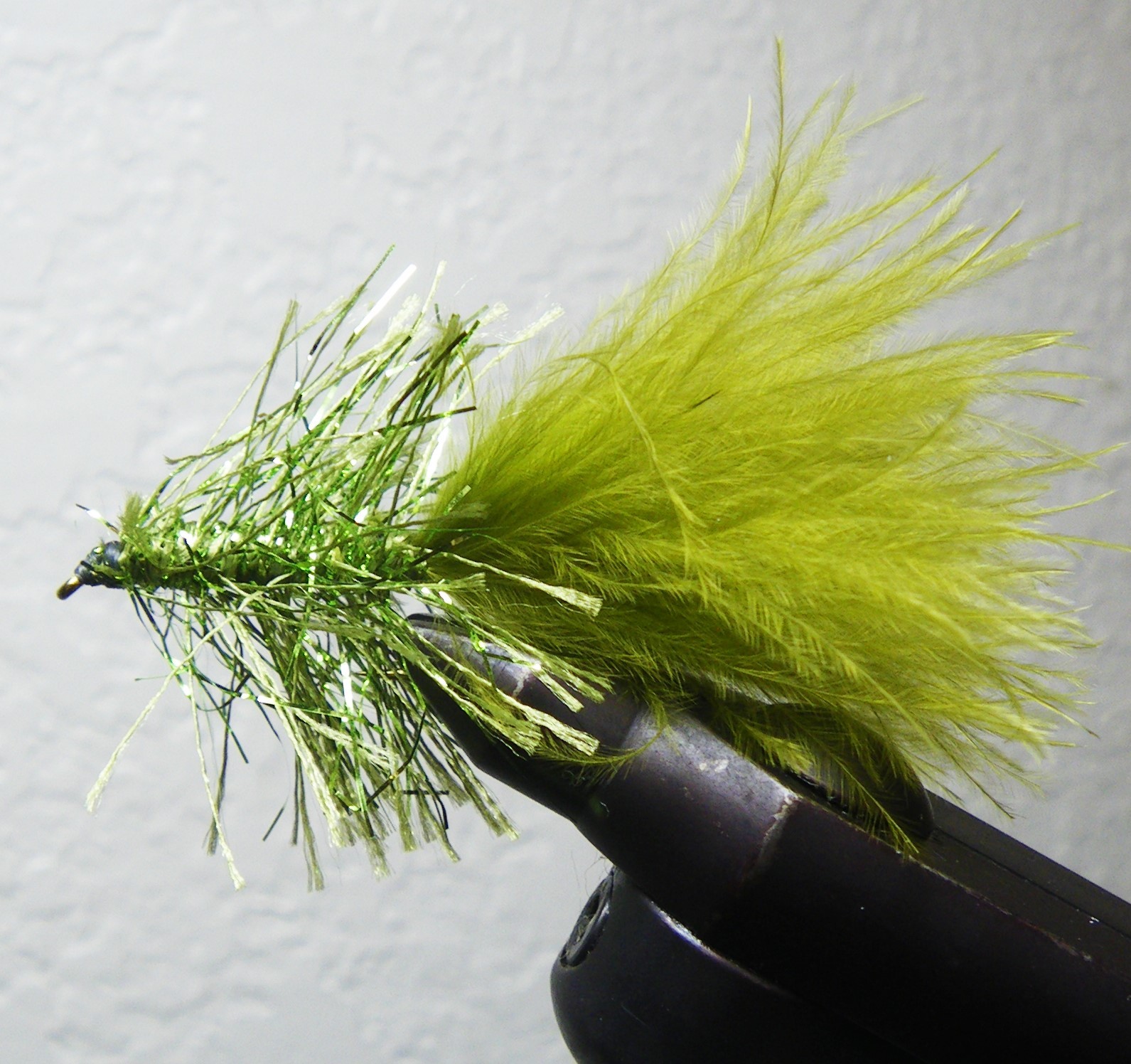 4 Yards BRIGHT WHITE Crystal Ice Hackle Feather Replacement Fly Tying