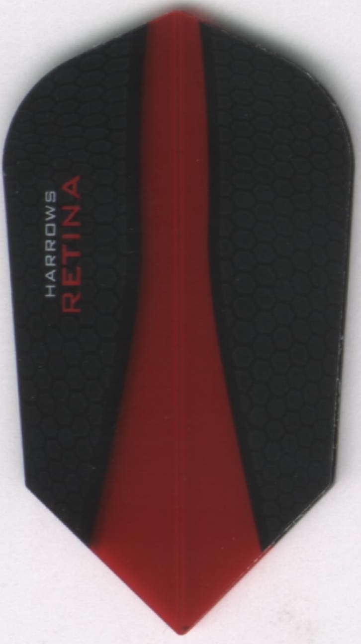 Red RETINA Slim Dart Flights: 3 per set