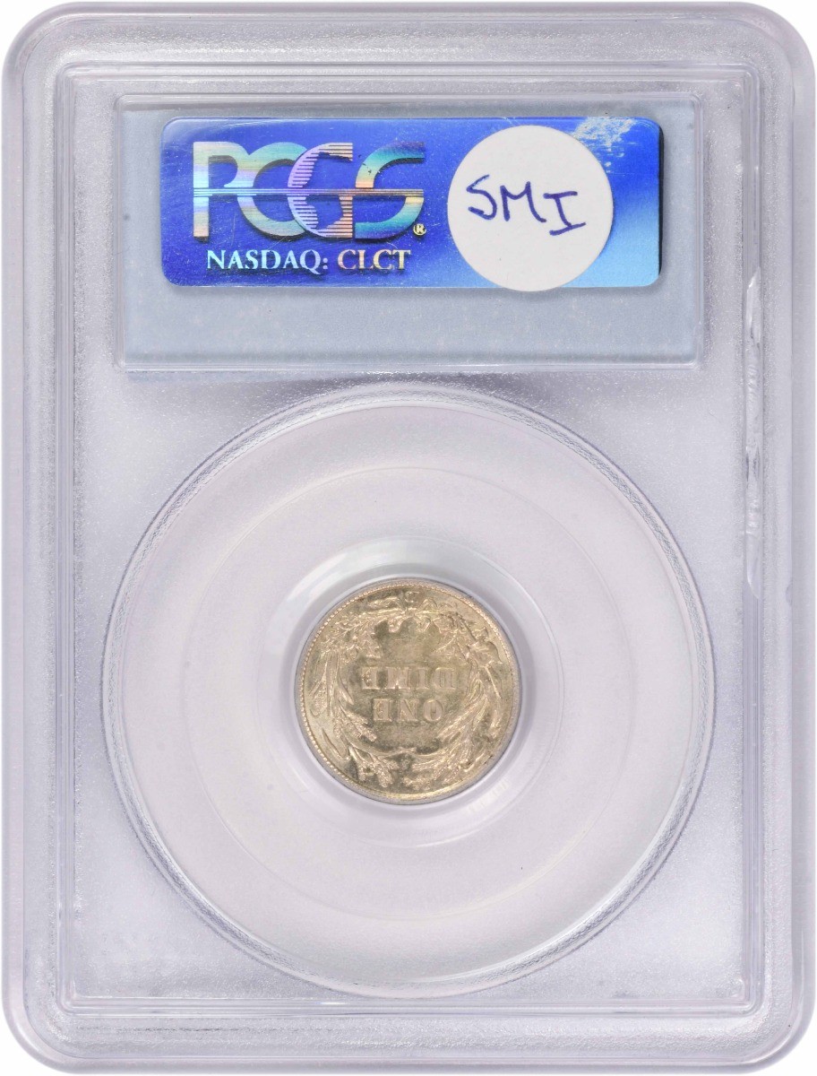 1914-D Barber Silver Dime AU55 PCGS