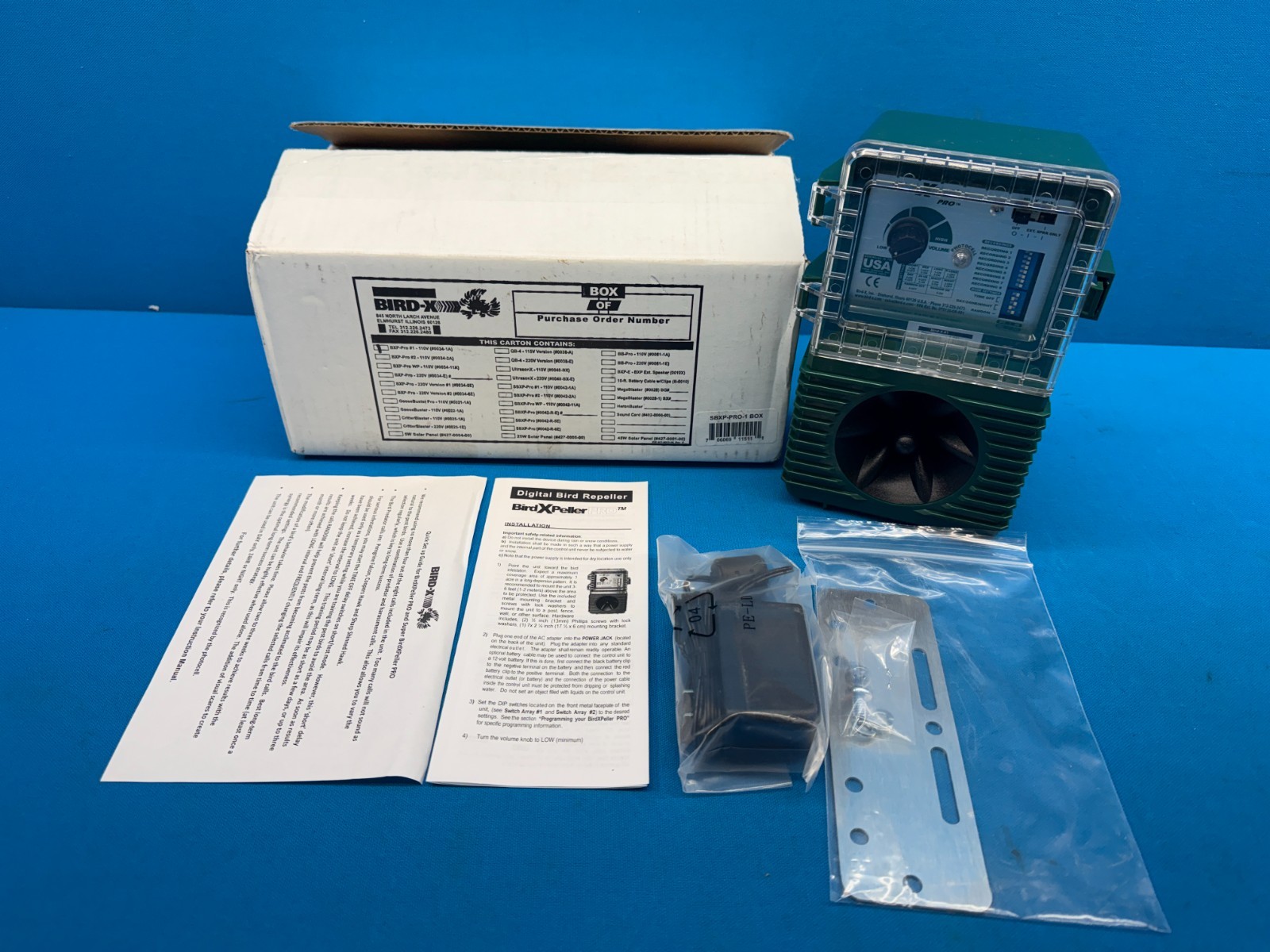 Bird-X SBXP-PRO-1 BirdXPeller Pro 110V Sonic Deterrent System