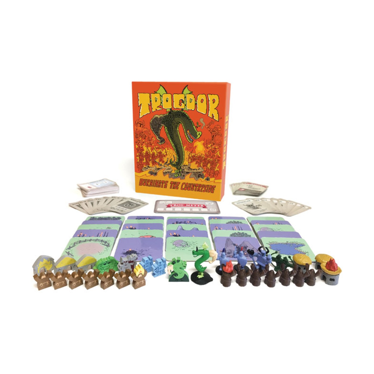 Greater Than Boardgame Trogdor!! (Retail Ed) Box SW (New)