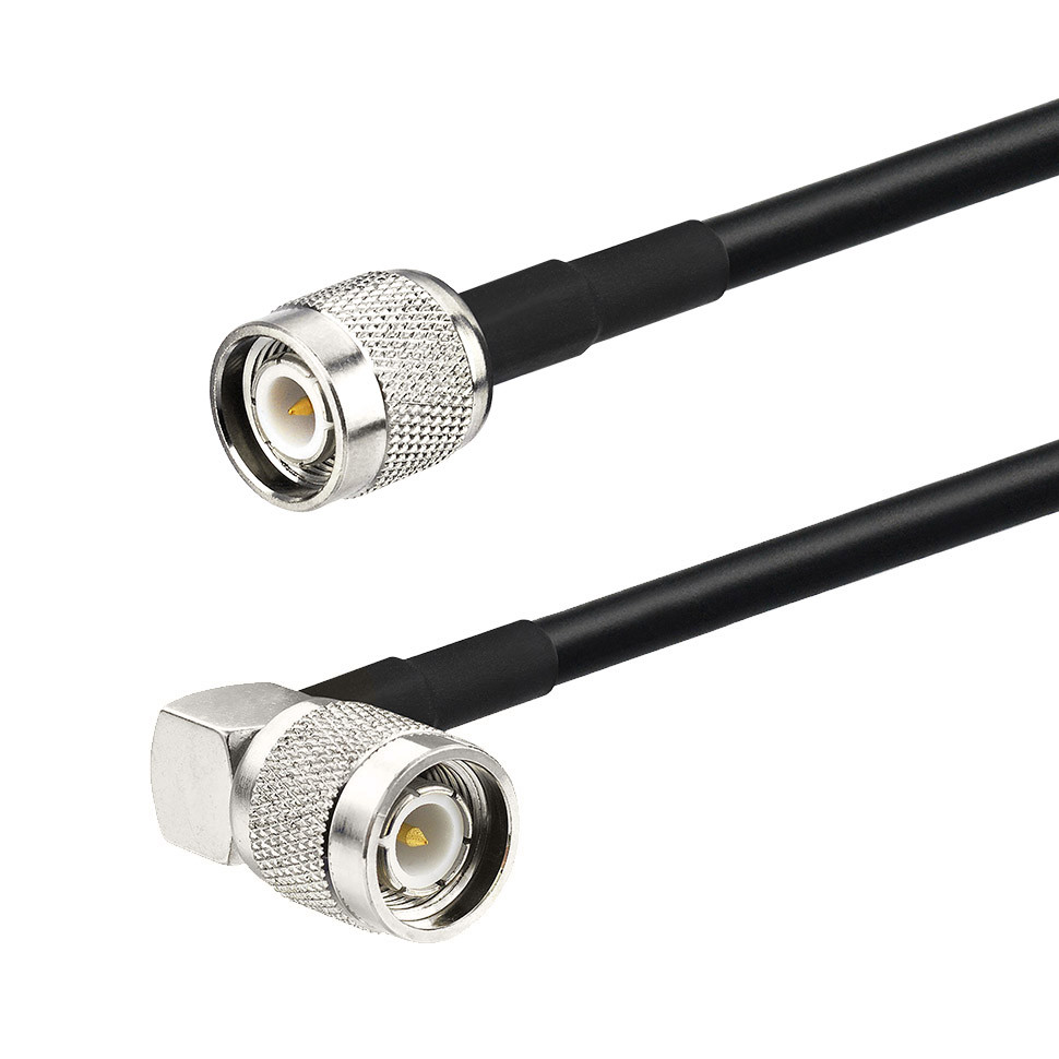 TNC Male Right Angle to TNC Male RG58 Antenna Extension Cable 2m for Trimble GPS