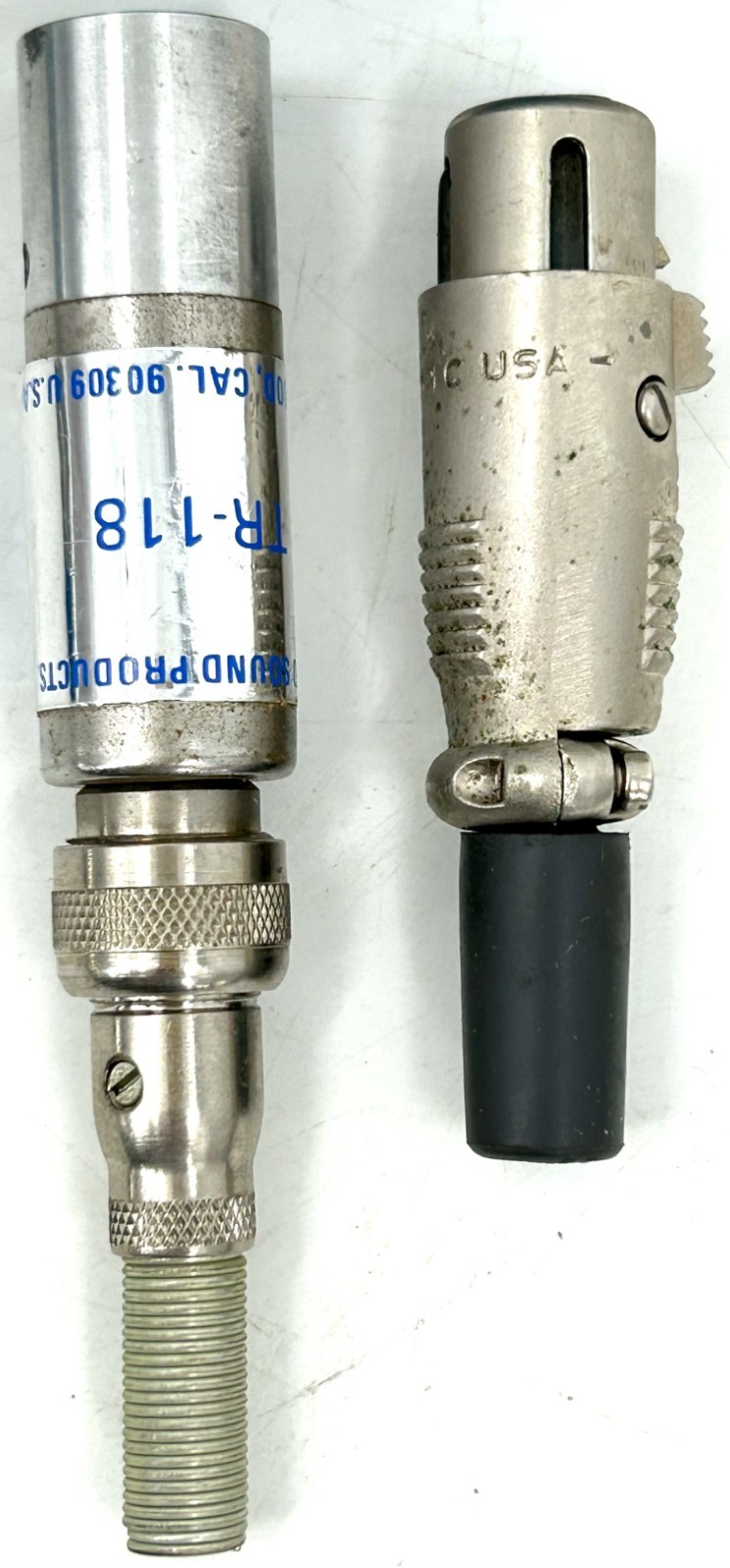 Vintage Sescom TR-118 XLR Microphone Cable Connector