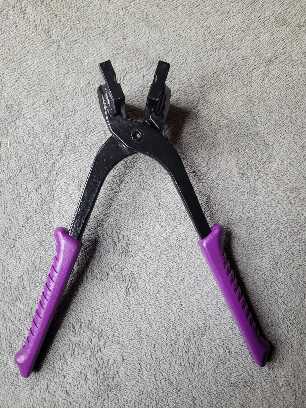 S.U.R.&R. TS14316 Tubing Straightener and Bending Pliers Used Purple