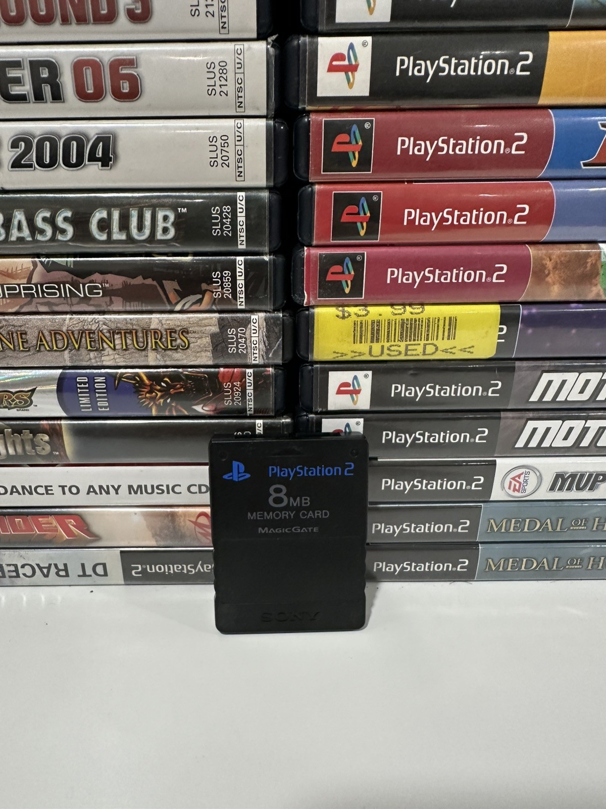 Sony PlayStation 2 Memory Card PS2 Genuine Official MagicGate 8MB SCPH-10020